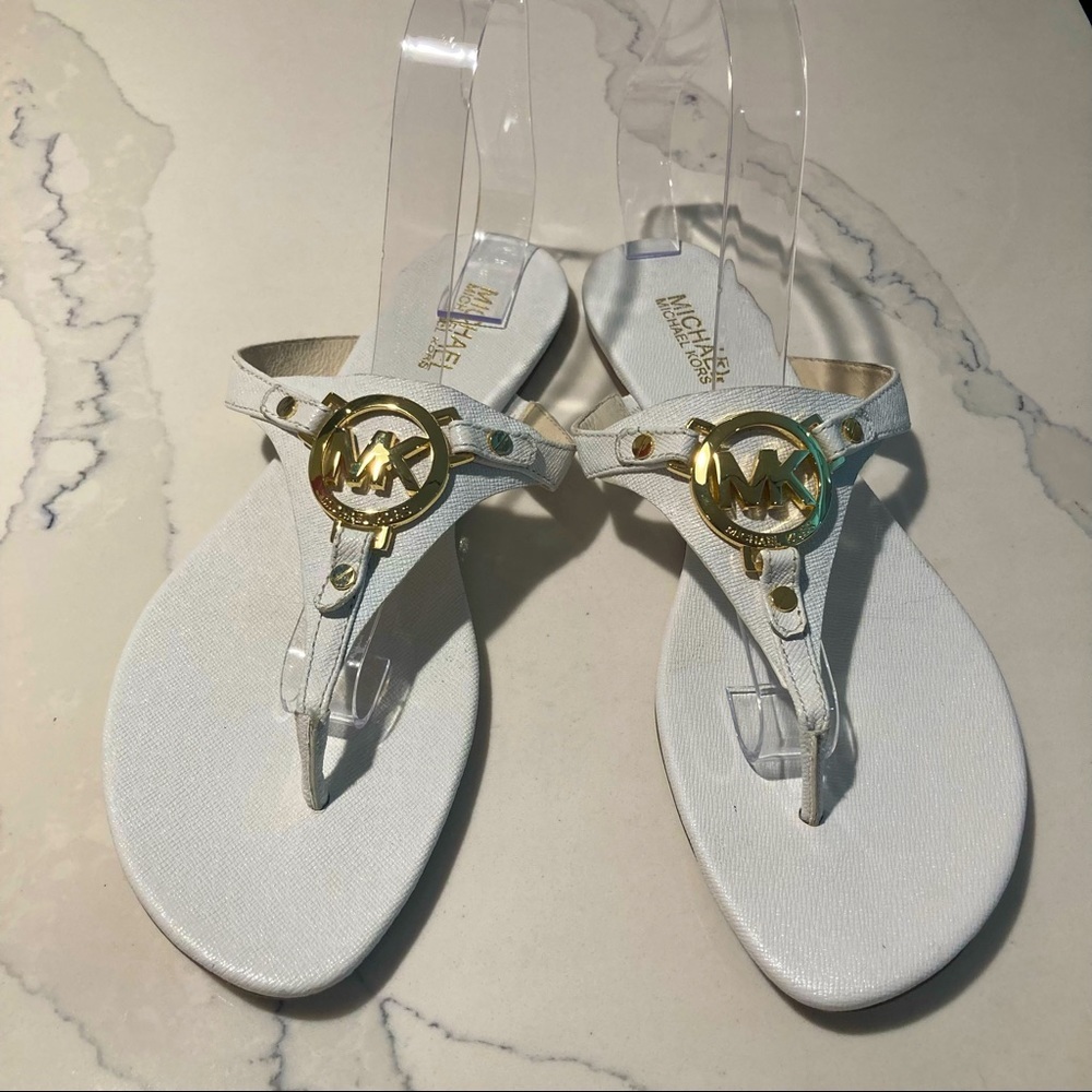 Michael Kors White Sandals